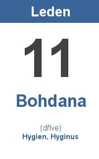 Pranostika 11.1. - Bohdana, Hygien, Hyginus
