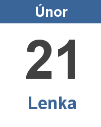 Pranostika 21.2. - Lenka