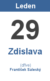 Pranostika 29.1. - Zdislava, František Saleský